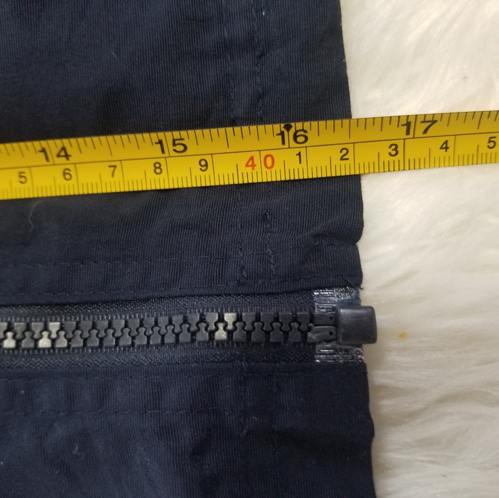 💕 OshKosh Bosh Dark Blue Gray Classic Hoodie Jacket Pockets WindBreaker Spring - Picture 7 of 8